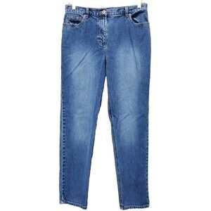 Ann Taylor Jeans Slim Fit 100% Cotton Blue Denim Jeans Size 10R